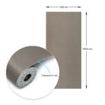 Самоклеюча вініловая плитка в рулоні 600х3000х2мм Світло-коричневий льон Мат SW-00002044 - Зображення 3