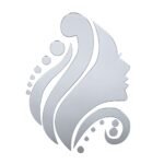 Дзеркальний декор акриловий самоклеючий Обличчя срібло,16шт (D) SW-00002504