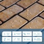 Декоративна ПВХ панель цегла 960х480х4мм Коричневий мармур SW-00001428 - Зображення 4