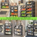 Стелаж універсальний для зберігання п'ятиярусний 60х30х123см SW-00002261 - Зображення 9