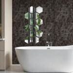 Дзеркальний декор акриловий самоклеючий 150*175мм срібло,12шт (D) SW-00002514 - Зображення 6