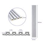 Рейка декоративна WPC стінова 3000х165х23мм Мармур SW-00001862 - Зображення 3