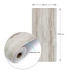 Самоклеюча вінілова плитка в рулоні 600х3000х2мм Перламутровий мармур Глянсова SW-00001283 - Зображення 3