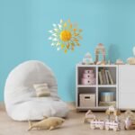 Дзеркальний декор акриловий самоклеючий золото, 27шт (D) SW-00002503 - Зображення 5