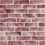 Панель стінова 680х680х4мм Клінкер рожева глина SW-00002005