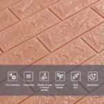 3D панель самоклеюча цегла Пудра 700х770х5мм SW-00001801 - Зображення 4