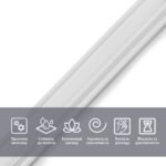 Молдинг 3000х20х8,5 мм Білий SW-00002673 - Зображення 4