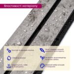 Рейка декоративна PS 2900х118х12мм Бетон із золотими вкрапленнями SW-00001752 - Зображення 4