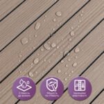 Покриття вінілове самоклеюче 3D рейки 600х600х2,8мм Тік горіховий SW-00002202 - Зображення 4