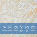 Самоклеюча декоративна 3D панель Камінь бежева рвана цегла700х770х3мм (157) SW-00000486 - Зображення 4