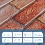 Декоративна ПВХ панель 960х480х4мм Коричнево-рожева цегла SW-00001426 - Зображення 4