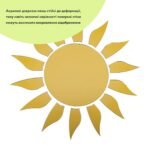 Дзеркальний декор акриловий самоклеючий золото,15шт (D) SW-00002502 - Зображення 2