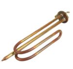 ТЕН для бойлера 1500 Вт фланець Ø48 мм трубка під датчик 10 мм анод М6 контакти "папа" - Зображення 3