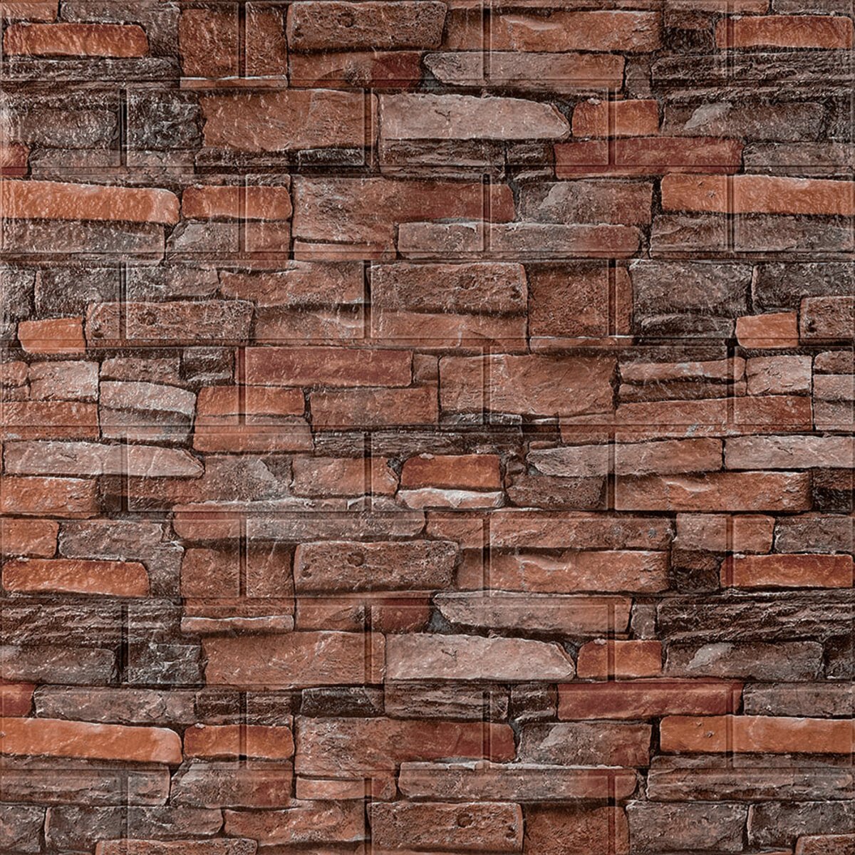 a04415b89d-1_resize_1200x1200 Самоклеюча декоративна 3D панель 700х770х5мм Червона цегла піщаник (058) SW-00000177 - Зображення 1