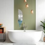 Дзеркальний декор акриловий самоклеючий Перо срібло, 6шт (D) SW-00002505 - Зображення 6