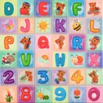 Набір панелей стінових 3D 700х1400х4мм Абетка (2шт) SW-00002352 - Зображення 3