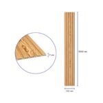 Рейка декоративна WPC стінова 3000х150х9мм Сосна SW-00001867 - Зображення 5