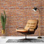 Декоративна 3D панель 700х770х5мм Руда Катеринославська цегла (044) SW-00000037 - Зображення 5