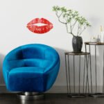 Дзеркальний декор акриловий самоклеючий Губи червоні, 2шт (D) SW-00002500 - Зображення 6