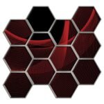 Декоративна ПВХ плитка на самоклейці 275х285х4мм Соти, ціна за 1 шт. (СПП-503) SW-00000667