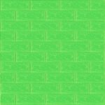 3D панель самоклеюча 700х770х3мм цегла Зелена (013-3) SW-00000639