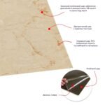 Самоклеюча LVT плитка 457х457х1.5мм (D) SW-00002462 - Зображення 4