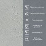 Самоклеюча вініловая плитка в рулоні 600х3000х2мм Світло-сіре полотно Мат SW-00002033 - Зображення 5