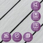 Покриття вінілове самоклеюче 3D рейки 600х600х2,8мм SW-00003243 - Зображення 5