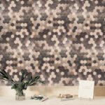 Самоклеюча алюмінієва плитка 300х300х3мм Мозаїка рожеве золото SW-00001930 - Зображення 7