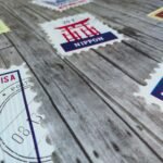 Самоклеюча 3D панель 700х700х4мм Поштові марки (091) SW-00001152 - Зображення 2