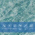 Декоративна 3D панель самоклейка 700х770х5мм Глибоке море (цегла) (067) SW-00000170 - Зображення 4