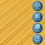 Панель-рейка в рулоні 2900х350х6мм Золотий SW-00002069 - Зображення 5