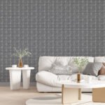 Панель стінова 3D 700х770х2мм Срібло SW-00001908 - Зображення 5