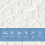 Самоклеюча декоративна настінно-стельова 3D панель 700х700х6,5мм Павутина (115) SW-00000007 - Зображення 3