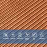 Панель 3D Bronze 700*700*4mm (D) SW-00001955 - Зображення 4