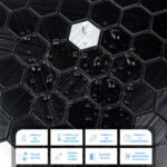 Самоклеюча алюмінієва плитка 300х300х3мм Чорна мозаїка SW-00001929 - Зображення 4