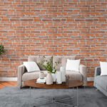 Самоклеюча 3D панель3080x700x3мм Руда Катеринославська Цегла SW-00001762 - Зображення 8