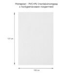 Самоклеюча екошкіра у рулоні 1.37х1м х 0.5мм Білий SW-00001166 - Зображення 2