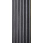 Рейка декоративна WPC кругла стінова 3000х152х15мм Графіт SW-00001873 - Зображення 5