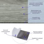 Самоклеюча вінілова плитка 152.4х914.4х1.5мм Сіре дерево, ціна за 1 шт. (СВП-001) Матова SW-00000283 - Зображення 2