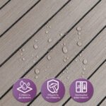 Покриття вінілове самоклеюче 3D рейки 600х600х2,8мм Дуб мокко SW-00002201 - Зображення 4