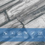 Панель стінова 3D 680х680х4мм Сірий сланець SW-00002003 - Зображення 3