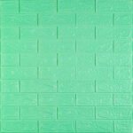 3D панель самоклеюча 700х770х3мм цегла М'ята (012-3) SW-00000233