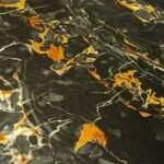 Самоклеюча плівка 0,45х10м х 0,07мм Чорний мармур з жовтим SW-00001282 - Зображення 2