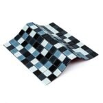 Мозаїка з декоративного скла 298х298х4,5мм Чорно-сіра SW-00002369 - Зображення 7