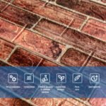 179-3 Панель стінова 3D 700х770х3мм Коричневий (цегла) SW-00001771 - Зображення 4