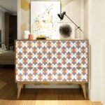 Самоклеюча плівка 0,45х10м х 0,07мм Помаранчові квіти SW-00001220 - Зображення 5