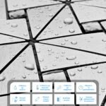 Самоклеюча алюмінієва плитка 300х300х3мм Срібло зі стразами SW-00001325 - Зображення 4