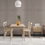 Покриття вінілове самоклеюче 3D рейки 600х600х2,8мм Дуб мокко SW-00002201 - Зображення 6