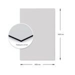 Дзеркало акрилове самоклеюче 400*600мм*2мм SW-00001524 - Зображення 3